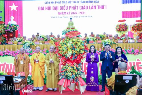 Đại hội Đại biểu Giáo hội Phật giáo Việt Nam tỉnh Khánh Hòa lần thứ I, nhiệm kỳ 2026 - 2031