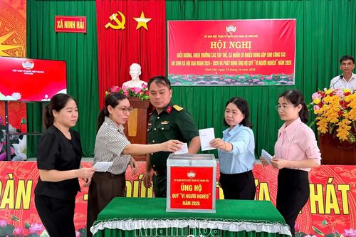 Xã Ninh Hải phát động ủng hộ Quỹ “Vì người nghèo” năm 2026