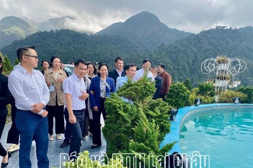 Đoàn đại biểu huyện Kim Bình khảo sát các cơ sở sản xuất, điểm du lịch tại Lai Châu