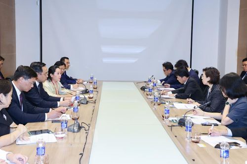 Đoàn công tác tỉnh Ninh Bình chào xã giao Đại sứ Đặc mệnh toàn quyền Hàn Quốc tại Việt Nam