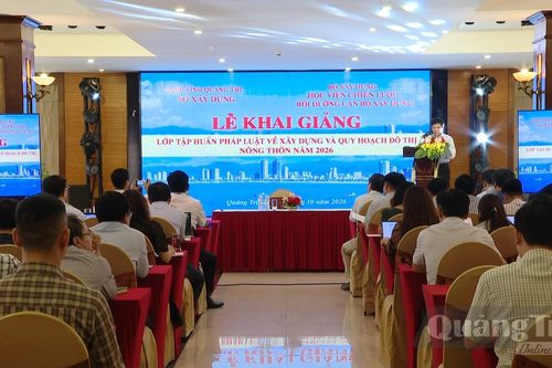 Tập huấn pháp luật về xây dựng, quy hoạch đô thị và nông thôn năm 2026