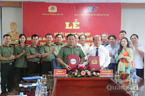 Ký kết quy chế phối hợp bảo đảm an ninh quốc gia và trật tự an toàn xã hội