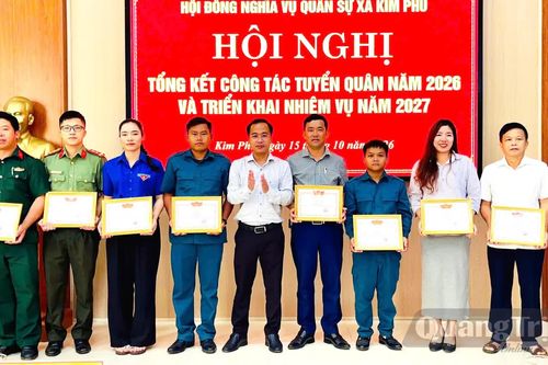 Kim Phú: Triển khai công tác tuyển quân năm 2027