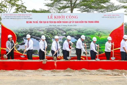 Khởi công Dự án tu bổ, tôn tạo Di tích địa điểm thành lập Ủy ban Kiểm tra Trung ương