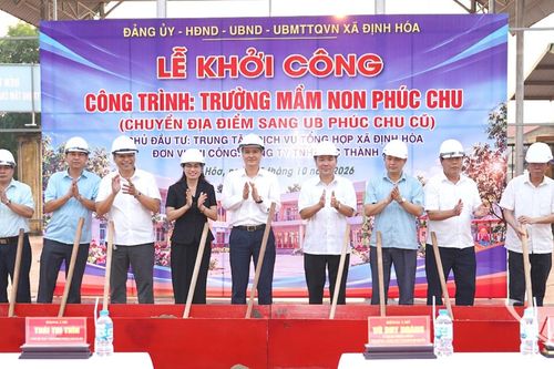 Khởi công các công trình chào mừng kỷ niệm 80 năm Ngày Bác Hồ về ATK Định Hóa