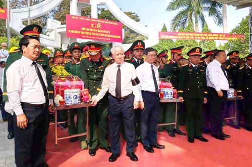 Tuyên Quang: Truy điệu và an táng 93 hài cốt liệt sĩ tại Nghĩa trang Liệt sĩ Vị Xuyên