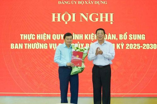 Chỉ định Thứ trưởng Lê Hồng Vinh tham gia Ban Chấp hành, Ban Thường vụ Đảng ủy Bộ Xây dựng