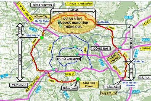 Tây Ninh đẩy tiến độ hai dự án Vành đai 4 TP.HCM, mục tiêu hoàn thành năm 2029