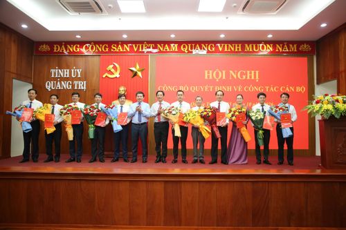Quảng Trị điều động, bổ nhiệm 22 cán bộ chủ chốt