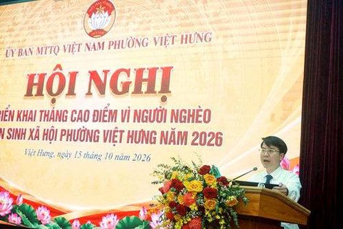 Phường Việt Hưng phát huy sức dân qua đợt thi đua cao điểm của Mặt trận