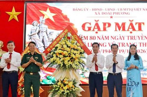 Xã Đoài Phương kỷ niệm 80 năm Ngày truyền thống Lực lượng vũ trang Thủ đô