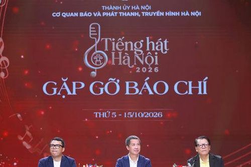 'Tiếng hát Hà Nội 2026': Phát triển thế hệ nghệ sĩ mới, đóng góp xây dựng công nghiệp văn hóa Thủ đô