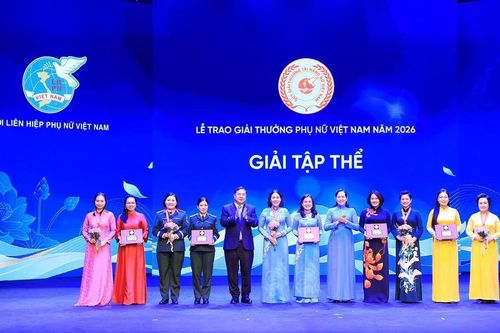 Lễ trao Giải thưởng Phụ nữ Việt Nam năm 2026