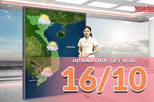 [Video] Dự báo thời tiết ngày 16/10/2026: Bắc Bộ và Trung Bộ trời nắng nóng, Nam Bộ có mưa lớn cục bộ về chiều tối