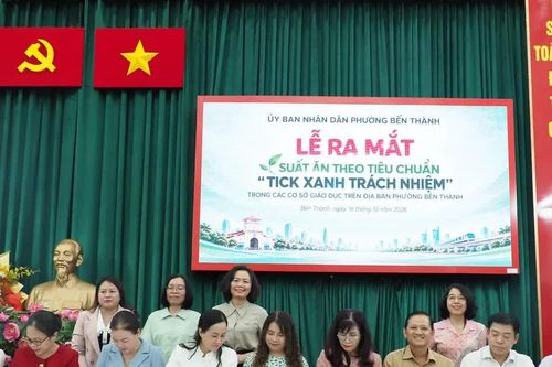 Phường Bến Thành: 9 trường học tham gia mô hình 'Tick xanh trách nhiệm'