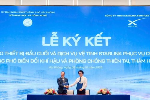 Tỷ phú Elon Musk chia sẻ việc Hải Phòng đưa Internet vệ tinh Starlink ra đảo xa