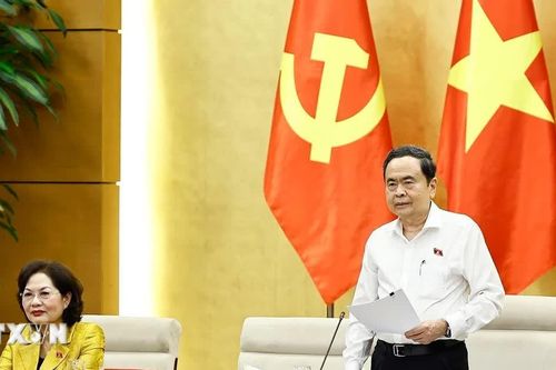 Chủ tịch Quốc hội chủ trì Hội nghị Ban Thường vụ Đảng ủy Quốc hội với Tổ trưởng Tổ đảng Đoàn đại biểu Quốc hội