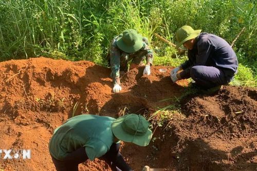 Phát hiện và quy tập thêm nhiều hài cốt liệt sỹ tại An Nhơn Bắc và Ia Dom