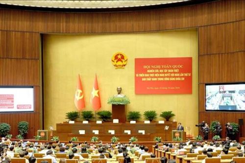 Hội nghị toàn quốc nghiên cứu, học tập, quán triệt và triển khai thực hiện Nghị quyết Hội nghị Trung ương 4