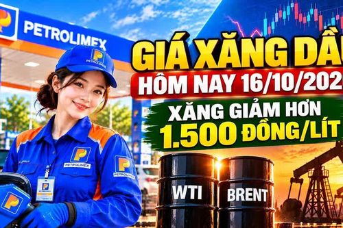Giá xăng dầu hôm nay 16/10: Xăng vừa giảm hơn 1.500 đồng, WTI lại bật tăng