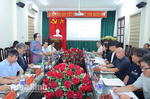 Hiệp hội Xúc tiến Công nghiệp vùng Shonan, tỉnh Kanagawa (Nhật Bản) tìm hiểu môi trường đầu tư tại Ninh Bình