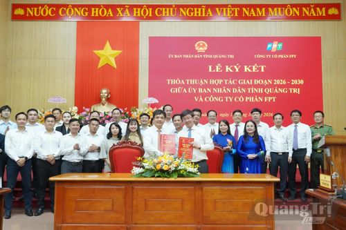 UBND tỉnh ký kết thỏa thuận hợp tác với Công ty Cổ phần FPT