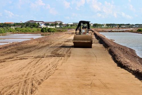 Cà Mau: Thúc tiến độ thi công tuyến đường Tư Cồ - Linh Ứng