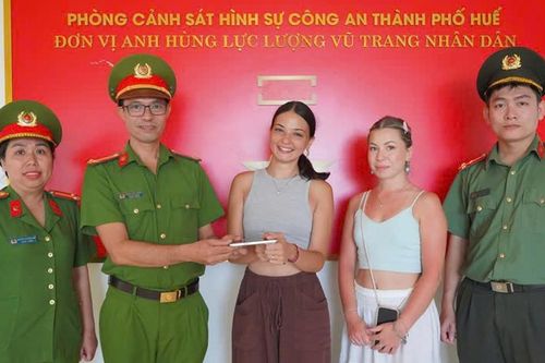 Huế: Bắt 2 tên cướp giật điện thoại iPhone của nữ du khách nước ngoài