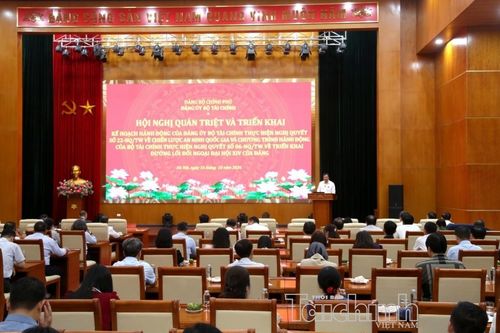 Bộ Tài chính quán triệt, triển khai các nhiệm vụ trọng tâm về đối ngoại và an ninh quốc gia