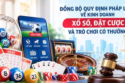 Đồng bộ quy định pháp luật về kinh doanh xổ số, đặt cược và trò chơi có thưởng