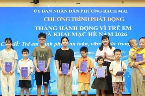 Phường Bạch Mai phấn đấu 100% trẻ em được hướng dẫn kỹ năng tự bảo vệ mình