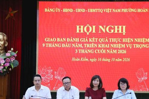 Phường Hoàn Kiếm tập trung hoàn thành các chỉ tiêu năm 2026