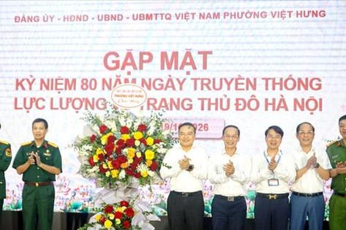 Phường Việt Hưng phát huy truyền thống, củng cố thế trận quốc phòng từ cơ sở