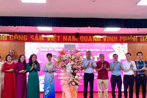 Phường Ba Đình tri ân đội ngũ nữ cán bộ chủ chốt nhân ngày thành lập Hội Liên hiệp Phụ nữ Việt Nam