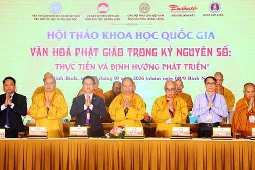 Khai mạc Hội thảo quốc gia 'Văn hóa Phật giáo Việt Nam trong kỷ nguyên số'