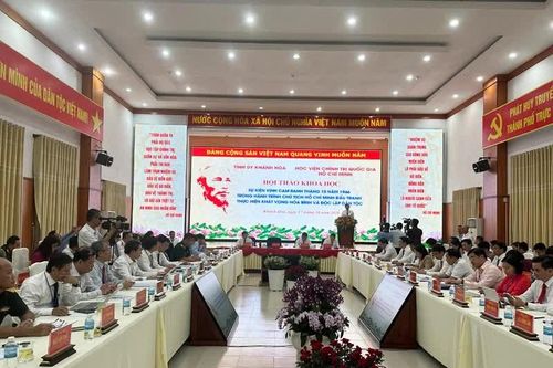 Hội thảo khoa học về sự kiện vịnh Cam Ranh trong hành trình thực hiện khát vọng độc lập dân tộc của Chủ tịch Hồ Chí Minh