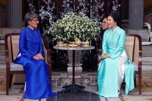 Phu nhân Tổng Bí thư, Chủ tịch nước Tô Lâm và Phu nhân Tổng thống Thụy Sĩ thăm Trường Đại học Dược Hà Nội