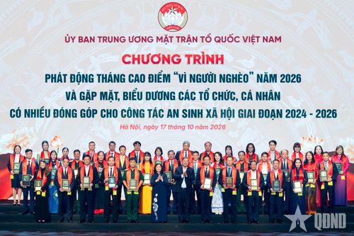 Phát động Tháng cao điểm 'Vì người nghèo' năm 2026
