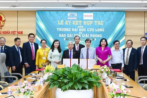 Báo Sài Gòn Giải Phóng và Trường Đại học Cửu Long ký kết hợp tác toàn diện