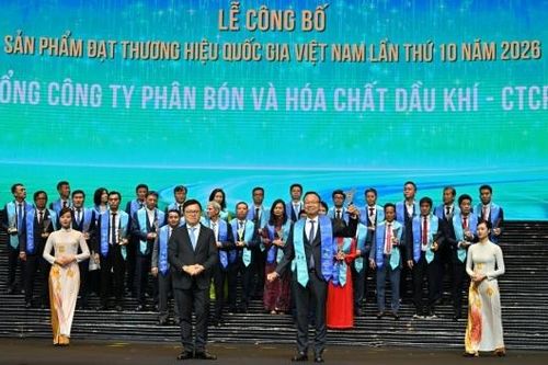 PVFCCo - Phú Mỹ lần thứ 7 liên tiếp đạt Thương hiệu quốc gia Việt Nam