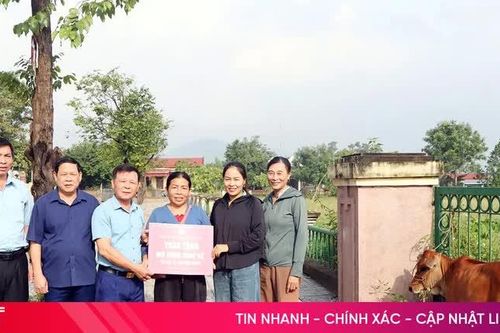 Xã Kỳ Xuân trao 32 mô hình sinh kế cho các hộ có hoàn cảnh khó khăn
