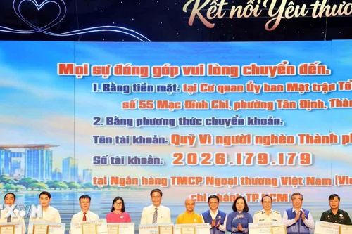 Hơn 164 tỷ đồng ủng hộ Quỹ Vì người nghèo Thành phố Hồ Chí Minh