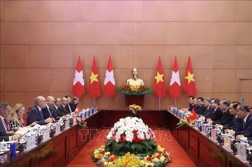 Tổng Bí thư, Chủ tịch nước Tô Lâm hội đàm với Tổng thống Thụy Sĩ