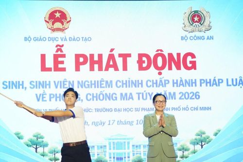 Chung tay xây dựng môi trường học đường không ma túy