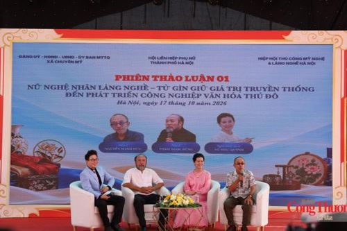 Phát huy vai trò nữ nghệ nhân trong công nghiệp văn hóa Thủ đô