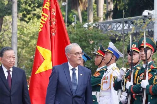 Tổng Bí thư, Chủ tịch nước Tô Lâm chủ trì Lễ đón Tổng thống Thụy Sĩ thăm chính thức Việt Nam