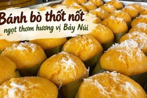 Bánh bò thốt nốt, ngọt thơm hương vị Bảy Núi