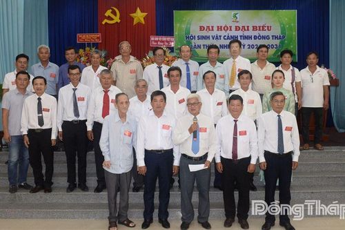 Đồng chí Phạm Văn Chính tái đắc cử chức Chủ tịch Hội Sinh Vật cảnh tỉnh Đồng Tháp