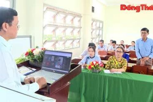 Đồng Tháp: Đổi mới quản trị nhà trường sau sắp xếp