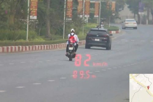 Lào Cai: Nam học sinh vi phạm 5 lỗi giao thông, điều khiển xe gắn máy chạy 82 km/h